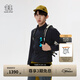 KOLON SPORT/可隆針織夾克 男子戶外運動立領(lǐng)X-COT接觸涼感UPF50+防曬外套 LHJK5MN085-BK 黑色 XL 180/100A