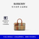 博柏利（BURBERRY）【禮物】女包 格紋迷你保齡球手提包