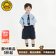 G.DUCKKIDS兒童套裝夏季英倫風男女童套裝短袖襯衫幼兒園班服畢業(yè)禮服演出 男童 120 (建議身高110cm  6-7歲)cm