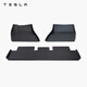 特斯拉（Tesla）官方 Model 3 全天候腳墊地墊 TPE材質(zhì) 前后排全天候全包圍腳墊