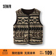 森馬（Semir）馬甲女冬季仿羊羔毛雙面穿圓領(lǐng)內搭2025慵懶復古上衣109725103003