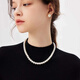 戚小米施家珍珠項鏈女輕奢高級鎖骨鏈2026新款毛衣鏈氣質(zhì)仿珍珠頸鏈配飾 【4mm珍珠直徑】項鏈總長(cháng)約40cm