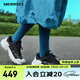 邁樂(lè )（Merrell）運動(dòng)戶(hù)外徒步鞋FREE STRIDE邁行男女同款登山鞋 MT6325102-02黑白 男女同款 44