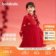 巴拉巴拉童裝女童連衣裙兒童裙子針織網(wǎng)紗2025春裝公主裙新年209125111001