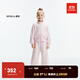 little MO&Co.兩件套裝 童裝秋裝新款女童休閑衛衣外套直筒衛褲 柔粉色2 130 130/64