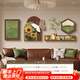 致匠心中古風(fēng)向日葵客廳沙發(fā)背景墻裝飾畫(huà)高級感綠色小眾藝術(shù)掛畫(huà)臥室畫(huà) A款-FZH01小號向陽(yáng)而生 小套 格調黑【拉絲鋁合金框】 高清藝術(shù)微噴【優(yōu)質(zhì)油畫(huà)布+光油效果】