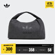 adidas「云朵包」牛仔風(fēng)大容量運動(dòng)挎包女子阿迪達斯官方三葉草 黑色 NS