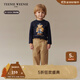 Teenie Weenie Kids小熊童裝25年款新款男女寶寶純棉親子長(cháng)袖T恤衫 藏青色 100 cm