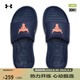 安德瑪（UNDERARMOUR）春夏Project Rock強(qiáng)森3男女同款運(yùn)動休閑拖鞋3026034 藏藍(lán)色403 42.5
