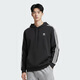 阿迪達斯（adidas）三葉草系列 男 BAGGY HOODIE 連帽衛衣 KD1860 黑色  M 