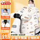 哈駱頓（HALODN）電動(dòng)車(chē)擋風(fēng)被冬季加厚2025新款擋風(fēng)罩保暖加寬絨摩托電瓶車(chē)擋風(fēng)板 電動(dòng)車(chē)擋風(fēng)被-米色小熊【護脖護肩款】 【加絨加厚-全包圍保暖-加寬側翼護肩】