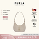 芙拉（FURLA）【七夕禮物】GOCCIA牛皮小號女士時(shí)髦簡約高級感單肩包月牙包腋下 白色