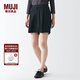 無(wú)印良品（MUJI）女式 萊賽爾纖維 短褲 褲子 休閑褲 夏天 女裝 BEC11C3S 黑色 S