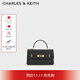 CHARLES&KEITH25秋季新品腰帶式手提小方包凱莉包CK2-50782678 Black黑色 S