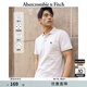 ABERCROMBIE & FITCH【經(jīng)典小麋鹿】男裝25夏季美式通勤POLO衫短袖T恤KI124-5182 白色 M (180/100A)