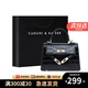 CADUNI KAISER牛皮包包女包輕奢凱莉包c(diǎn)k風(fēng)斜挎單肩包生日禮物高級感送女友老婆 【黑色】女生實(shí)用走心 品牌時(shí)尚氣質(zhì)休閑迷你包