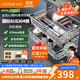 卡貝（cobbe） 廚房拉籃櫥柜抽屜式304不銹鋼碗籃廚柜碗架碗碟內置鍋碗調味拉藍 【推薦】加厚加深-實(shí)心304-800柜