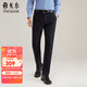 雅戈爾（YOUNGOR）休閑褲男DP棉免燙不易皺褲子自然垂順易打理新品 VCDP329979AWA黑色 34 84A