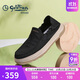 金利來(lái)（Goldlion）男鞋時(shí)尚舒適休閑一腳蹬布鞋透氣休閑鞋G553510123AAE黑色40