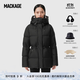 MACKAGE【經(jīng)典】女士 FREYA抽繩收腰防寒保暖時(shí)尚修身經(jīng)典羽絨服 黑色 M