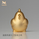 銅師傅《金韻天成十二生肖》真金鎏鍍銅擺件家居裝飾工藝品十二生肖之雞
