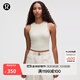 lululemon丨Jersey 女士平紋針織及腰圓領(lǐng)運動(dòng)背心 LW1FEXS 骨白 XS