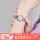 卡西歐（CASIO）手表女 時(shí)尚簡(jiǎn)約休閑女表 石英小巧指針表 送女友 LTP-1241D-4A 粉盤(pán)粉色