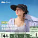 蕉下（beneunder）防曬帽子女黑膠空頂帽遮陽帽防紫外線遮臉太陽帽BM569黑