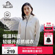 伯希和（Pelliot）戶外抓絨衣女搖粒絨外套秋冬沖鋒衣內(nèi)膽透氣保暖夾克125110022白L