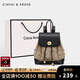 CinvaiKrose包包女包輕奢雙肩包女士2025新款書(shū)包通勤水桶包學(xué)生背包 黑色