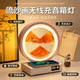 赟婭3D流沙畫(huà)藍牙音響小夜燈擺件無(wú)線(xiàn)充電創(chuàng  )意生日禮物小眾實(shí)用高級感 藍牙音箱+無(wú)線(xiàn)充電+桌面鬧鐘（背靠金山）