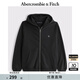 ABERCROMBIE & FITCH男裝女裝情侶裝25春季經(jīng)典小麋鹿運動(dòng)風(fēng)寬松連帽衛衣KI122-5251 黑色 S (175/92A)