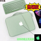 摩奇奧（MOQO）蘋(píng)果iPad11英寸pro12.9平板內膽收納包air4mini6鍵盤(pán)袋pad電腦包 清新綠(白蘋(píng)果版)晚上-熒綠 內置 11寸