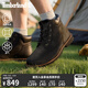 添柏嵐（Timberland）官方男鞋靴中幫靴戶外通勤輕便皮革偏大|A6581 A6581W/黑色 43.5