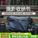 優(yōu)籃子【Ulanzi】PB008相機包休閑攝影旅行單肩包便攜大容量數碼微單反運動(dòng)收納包一機兩鏡防水防刮耐磨 PB008·休閑相機包【黑色】