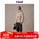 ELAND【匈牙利鴨絨&蓄熱里布】衣戀羽絨服女巴恩風(fēng)外套2025冬新款 淺粉色(26)L/Pink S 160