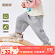 嘟嘟家寶寶長(cháng)褲秋款男童運動(dòng)褲秋裝兒童褲子女童束腳褲小童童裝 灰色120