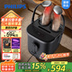 飛利浦（PHILIPS）泡腳桶足浴盆電動(dòng)按摩足浴桶智能恒溫殺菌加熱深桶過(guò)膝足療泡腳桶送父母長(cháng)輩老師教師節禮物3215F