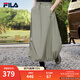 FILA 斐樂官方女士梭織裙2025夏季新款時(shí)尚休閑舒適半身裙一步裙 綠卡其色-DK L 170/70A/L