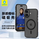 藍(lán)猩先生適用蘋果17手機(jī)殼 iPhone17保護(hù)殼AI按鍵橙標(biāo)膚感磁吸防滑親膚防摔手機(jī)保護(hù)套 黑