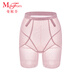 曼妮芬【輕塑】收腹塑身褲安全褲女內穿塑形褲輕薄舒適高腰褲棉襠 090 紫色 XL (84)