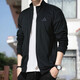 阿迪達斯（adidas）外套男 25秋季新款運動(dòng)休閑服立領(lǐng)開(kāi)衫外套透氣防風(fēng)針織上衣夾克 黑色/豎邊條紋/店長(cháng)主推款 L