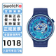 斯沃琪（Swatch）瑞士手表BIGBOLD系列夜光大盤潮流男女士石英腕表情人節(jié)禮物 夢想家園 SB01N101