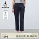 beanpole【直筒褲】濱波 春夏新款女士簡(jiǎn)約通勤藏青色長(zhǎng)褲 藏青色 26 160/66A