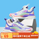 SNOOPY史努比童鞋男童運動(dòng)鞋夏季新款單網(wǎng)透氣兒童休閑旋轉扣跑步女鞋 白/粉/紫 37 碼適合腳長(cháng)22.7-23.2cm