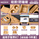 酷車(chē)車(chē)適用于26款智界R7硅膠墊大全中控無(wú)線(xiàn)充儲物盒箱汽車(chē)內飾用品配件 26款智界R7簡(jiǎn)約版硅膠套裝【琥珀棕】9件