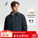 諾帝卡（NAUTICA）【單件直降】【抗菌保暖】秋冬80鴨絨襯衫領(lǐng)羽絨夾克男士JO4317 藏青4NV L
