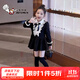 奧特曼童裝女童秋裝連衣裙2025新款洋氣兒童裙子女孩學(xué)院風(fēng)韓系公主短裙 黑色 130 建議120-130cm7-8歲