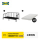 宜家（IKEA）費斯多多功能鐵藝床坐臥兩用單人床耐用小戶(hù)型沙發(fā)床 坐臥兩用床框架+海綿床墊*2 80x200cm