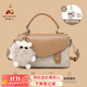 稻草人牛皮包包女款2025年新輕奢高端單肩斜挎劍橋包生日禮物送女友老婆